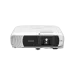 Front view of Epson EB-FH54 Projector showing central lens, 3LCD logo, and vent for high-quality image projection.