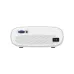 Top view of Havit PJ202 PRO 300 ANSI Lumens FHD Wi-Fi Portable Projector highlighting ventilation grille and control button panel layout
