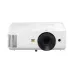 Front view of ViewSonic PA700X Projector with large lens, ventilation grilles, and logo featuring three colorful birds.