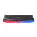 Side view of Lexar ARES RGB 2nd Gen DDR5 RAM with angular design accents and Lexar logo illuminated.