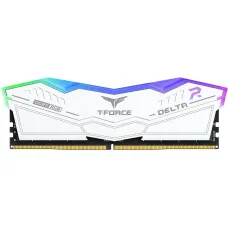 TEAM Delta RGB 16GB DDR5 6200MHz Gaming Desktop RAM White