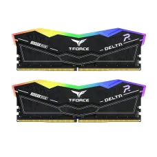 TEAM T-FORCE DELTA RGB Black 32GB (16GBx2) 7200MHz DDR5 Gaming RAM