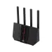 ASUS RT-BE92U Wi-Fi 7 router angled view with four antennas