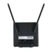 OLAX AX9 Pro 4G SIM Router shown in rear view with dual antennas and Ethernet port connections.