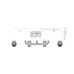 Underside view of RobiWifi Plus SIM Router with wheels, reset slot, and memory card slot for mobility and control.