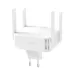 XO TX01 EU 1200Mbps dual band router, angled front view with four antennas and wall plug design