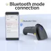 GTCODESTAR X‑9700L 2D Wireless Barcode Scanner shown beside a phone displaying its Bluetooth connection screen