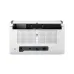 HP ScanJet Enterprise Flow N7000 snw1 rear view showing USB, Ethernet, power ports, vents, and document feed path shown.