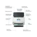 HP ScanJet Enterprise Flow N7000 snw1 labeled view shows ADF, WiFi, USB 3.0, Ethernet, touchscreen, and trays in detail.