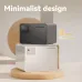 Stacked view of Deli VS4529-WH Digital Safe models in gray and white with minimalist narrow bezel design.