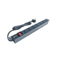 COTE CPDU-1U-6US-13AMP 6-Port Universal 3 Pin PDU