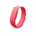 berry woven fabric fitness band with slim tracker module, adjustable loop strap 