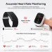 Comparison view of Kieslect Biokoop Fitness Tracker heart rate accuracy versus professional medical device readings.