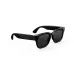 Meta Fury Glass, angled front view showcasing black frame design and dark tinted lenses