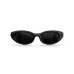 Meta Starfire Kylie Edition Glass, front view highlighting slim oval frame design with dark lenses