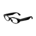 Meta Starfire Kylie Edition Glass, angled side view featuring black frame design with clear prescription lenses