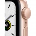 Apple Watch SE A2352 (MYDR2LL/A) GPS 44mm Sport Band (Gold Aluminum, Pink Sand)