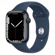 Apple Watch Series 7 45mm Blue Sports Band (MKN83LL/A)