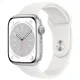 Apple Watch Series 8 GPS 45mm Silver Aluminum Case Sport Band