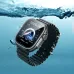 BWOO BO-WA07 smartwatch submerged in water, displaying the time and health app icons on the screen.