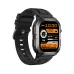 Angled view of Fastrack Xtreme S1 highlighting rugged black silicone strap design.