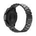 Rear angled view of Havit M9030 Ultra Smart Watch displaying back sensor module and metallic link strap with Havit branding