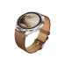 HONOR Watch 6 Twilight Brown smartwatch with premium round display and leather-style brown strap.