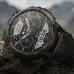 Outdoor view of KOSPET ORB 2 smartwatch on wet rocks showing time, date, temperature, and activity metrics.
