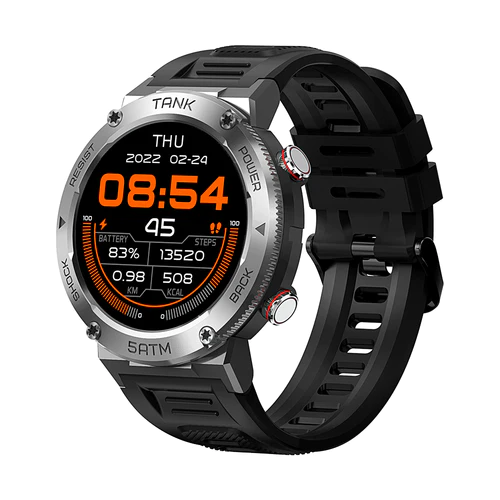Rugged waterproof best sale smart watch
