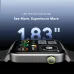 Oraimo Watch 6 Max Smart Watch feature graphic showcasing a 1.83-inch display and immersive viewing experience.