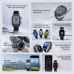 Feature overview of Oraimo Watch Tank N showing sports modes and health monitoring