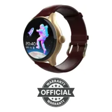 Titan Evoke Leather Strap Smart Watch