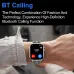 Lifestyle wrist view of Unikyy Niko Smart Watch showing Bluetooth calling interface with call status displayed on screen