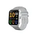 Weofly Active 2 Smart Watch displayed in a silver model from a front‑angled view highlighting its vibrant screen.