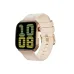 Weofly Edge 2 smart watch presented in a gold finish with a bold digital display shown from a clean angled product view.