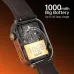 Weofly Power 2 Smart Watch displayed with a semi-transparent view revealing its internal layout and large 1000mAh battery.