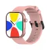Zeblaze Btalk Plus smartwatch with rose gold case, pink strap, and vibrant 2.03