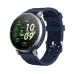 Amazfit Active 3 Premium Bluetooth Calling Smart Watch in blue strap displaying recovery and health stats