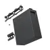 Angled view of MARSARIVA MR-LFP24-100-WMT 100Ah Lithium Battery with integrated monitoring screen.