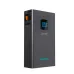 Front angled view of MARSARIVA MR-LFP48-314-FSD 314Ah Lithium Battery with integrated display and wheeled base.
