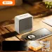 Borofone BR48 UFO Sports Bluetooth Speaker, lifestyle view placed beside smartphone on tabletop for music playback