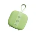 Front view of HiFuture LINO S Portable Bluetooth Speaker in light green with woven fabric finish