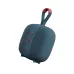 Angled view of HiFuture LINO S Portable Bluetooth Speaker in blue with contrasting carry loop and controls