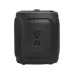 Side view of JBL PartyBox On-The-Go 2 speaker with textured panel, built-in driver design, and durable portable build.