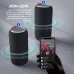 Dual speaker view of the Monster S310 Portable Bluetooth Speaker connected to a smartphone showing 30W stereo output setup.