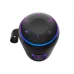 Top-down view of Unikyy S7 Portable Bluetooth Speaker highlighting circular control surface with glowing LED ring and button layout