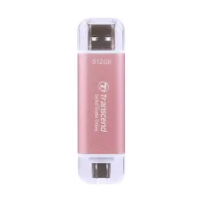 Transcend ESD310P 512GB USB Type-A & Type-C Dual Port Portable SSD