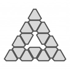Trigonal Shape 15 Unit Geometric Wall Light