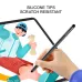 JR-BP560S stylus in use on tablet, showing silicone tip for smooth, scratch-resistant drawing and accurate touch control