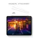 JR-BP561 stylus with magnetic attachment, easily snaps to tablet edge for secure storage and quick access usage